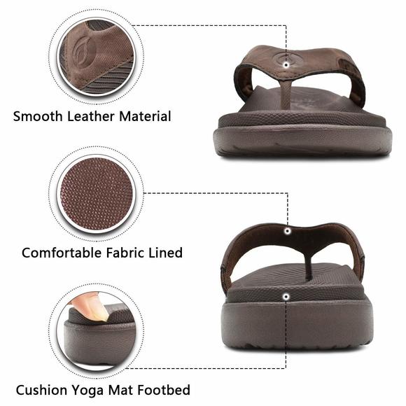 ONCAI Mensen Sandalen, steunzolen Sport Slides Open Toe Verstelbare